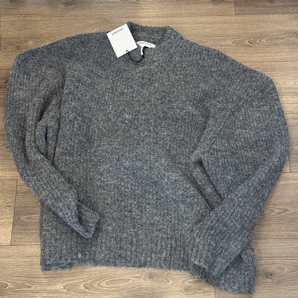 Cozy Gray Crewneck Sweater
